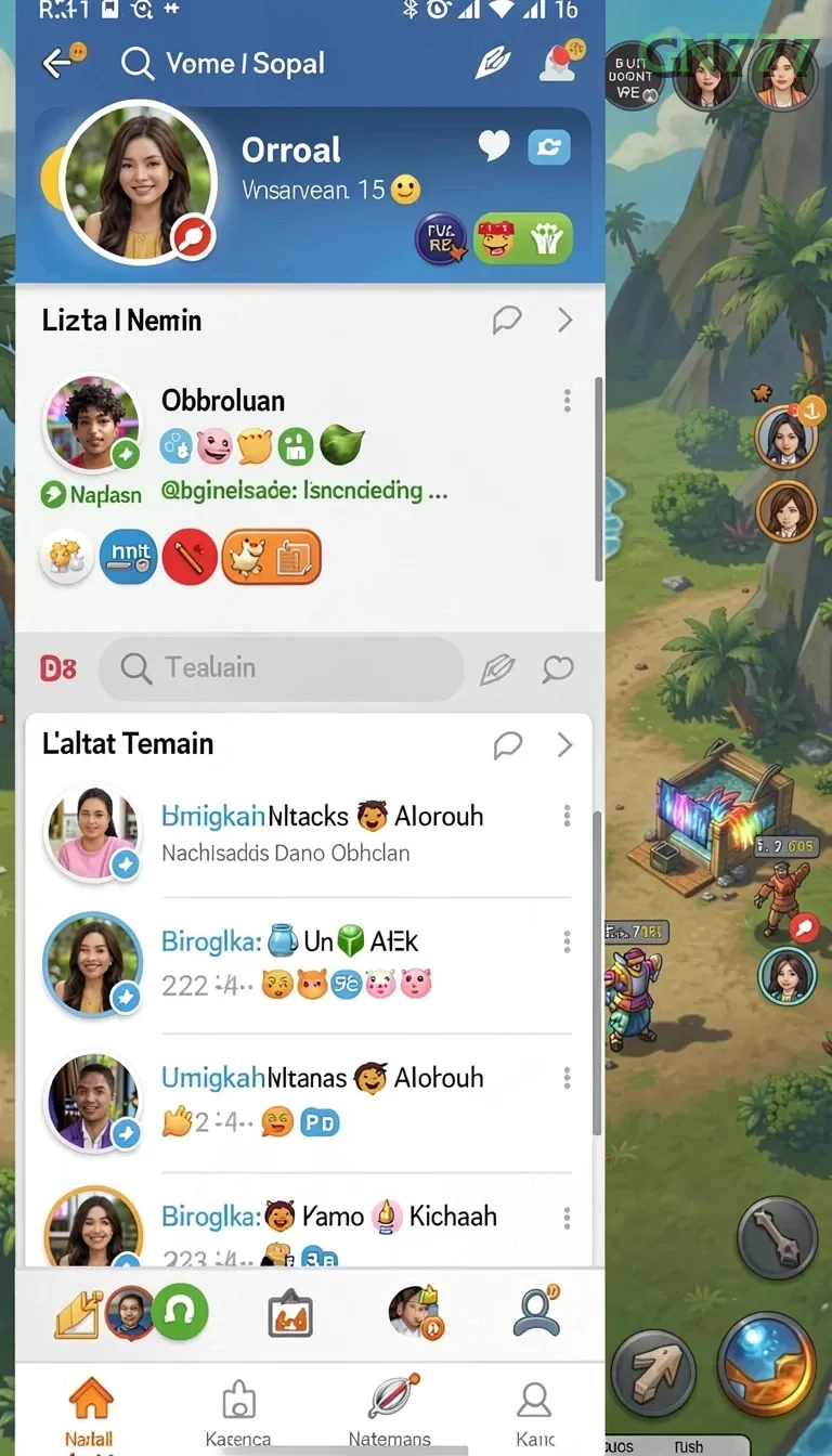 Galeri pratinjau visual gn777 build APK resmi terbaru